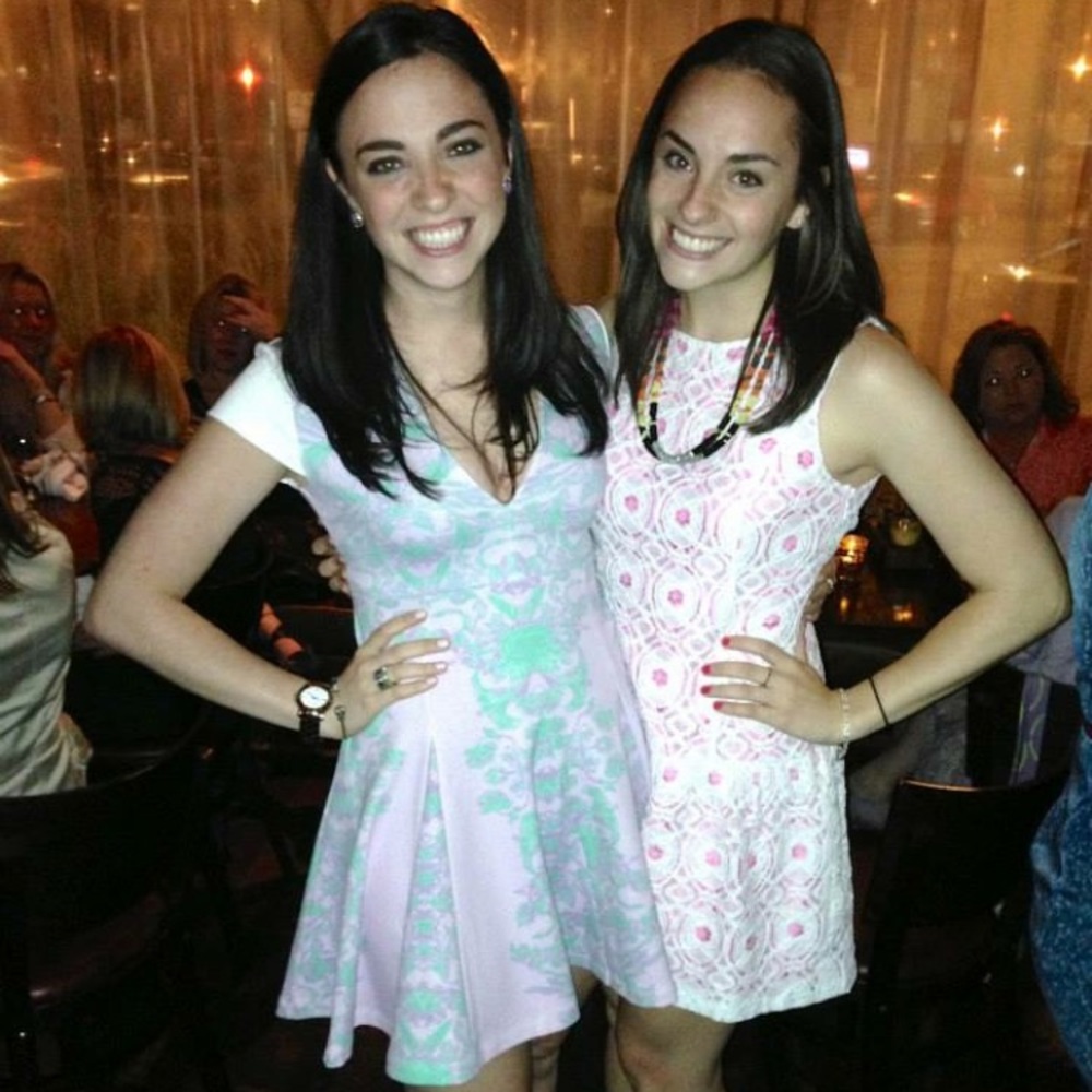 Pencey pink and green mini dress